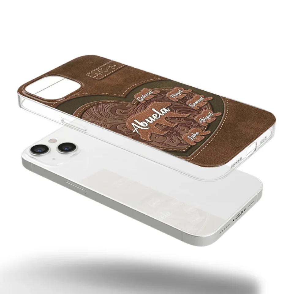 Every Hug From Grandma Felt Like Coming Home - Family Personalized Custom Clear Phone Case - Gift For Mom, Grandma - Image 33