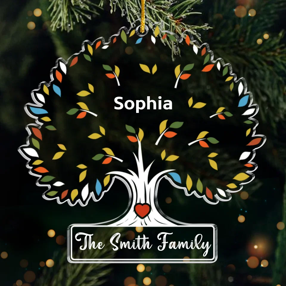 Every Smile With Family Is A Precious Gift - Family Personalized Custom Ornament - Acrylic Custom Shaped - Christmas Gift For Family Members - Image 2