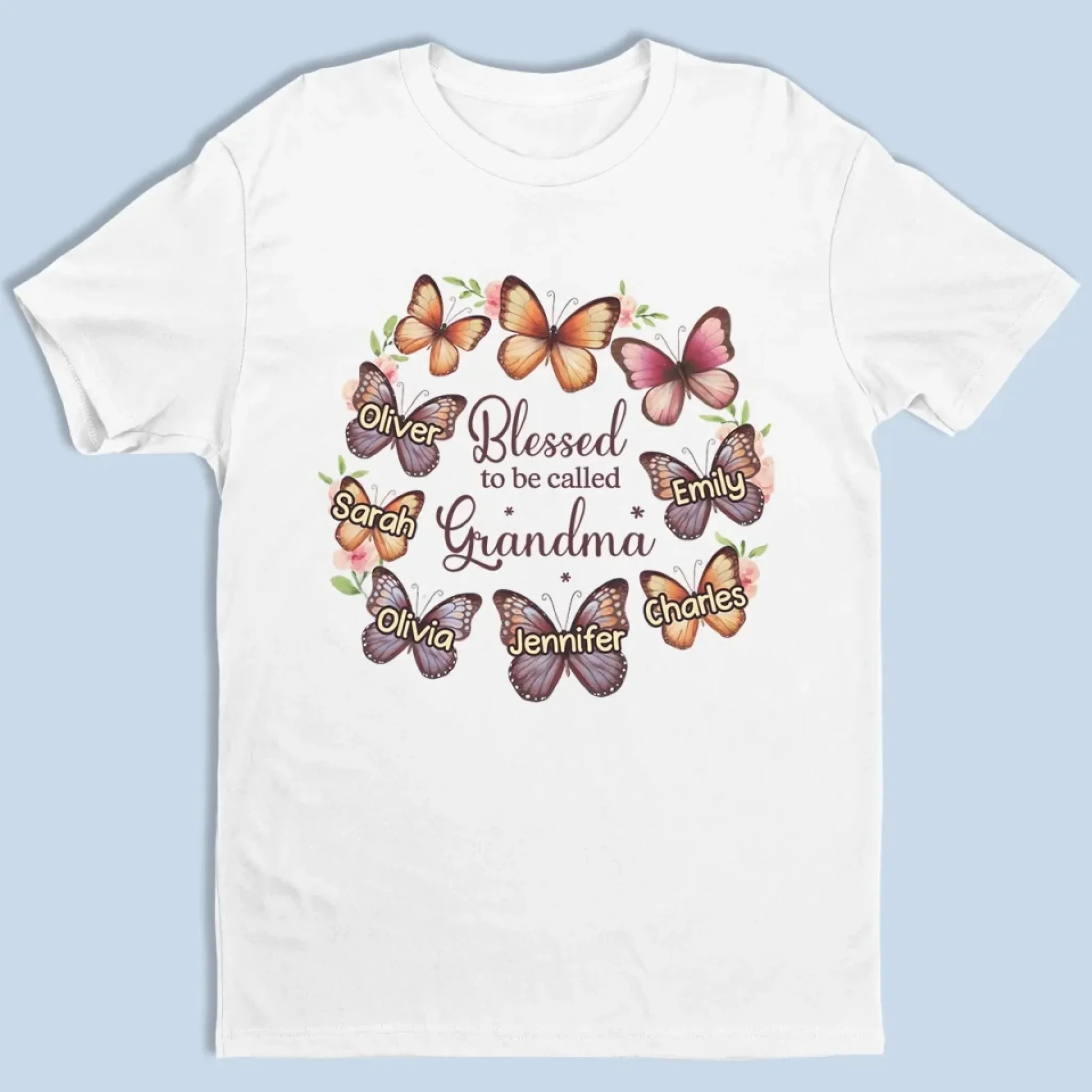 Family, Our Greatest Blessing - Family Personalized Custom Unisex T-shirt, Premium T-shirt, Hoodie - Mother's Day Gift For Mom, Grandma