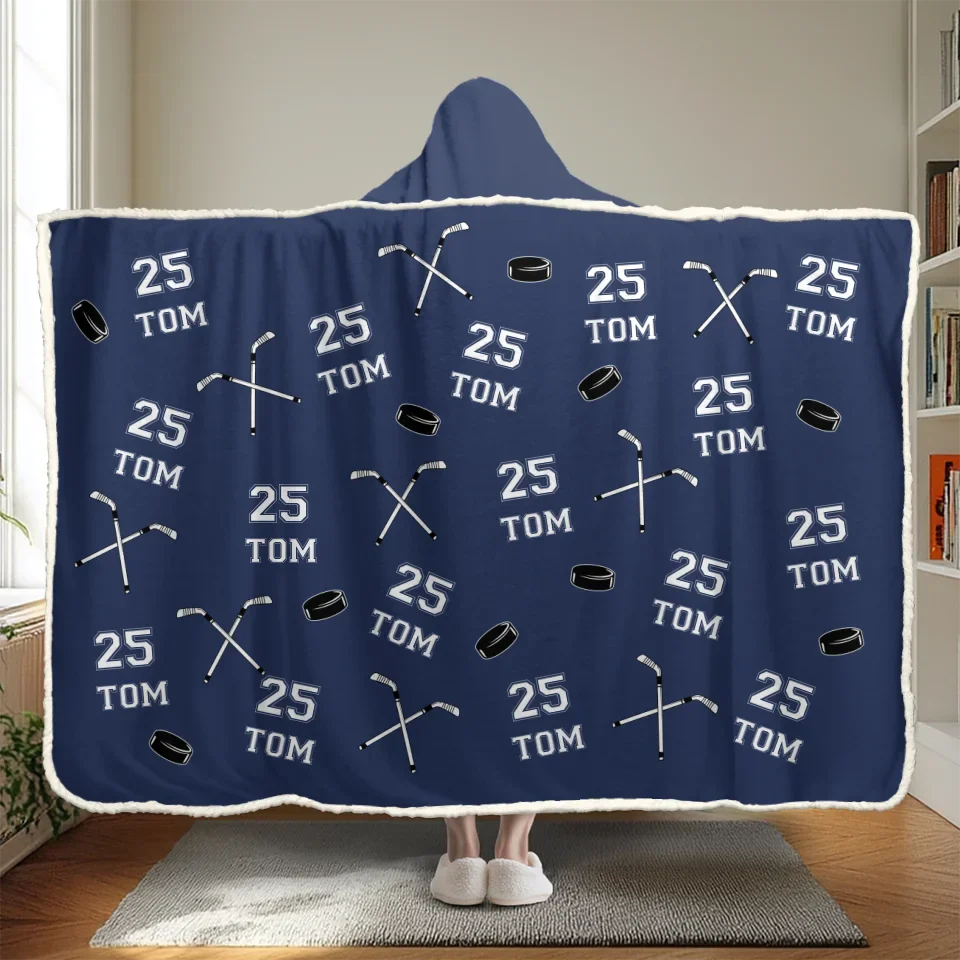 Find Your Fire - Personalized Custom Snuggle Blanket, Hoodie Blanket - Christmas Gift For Sport Lovers, Sport Players - Image 2