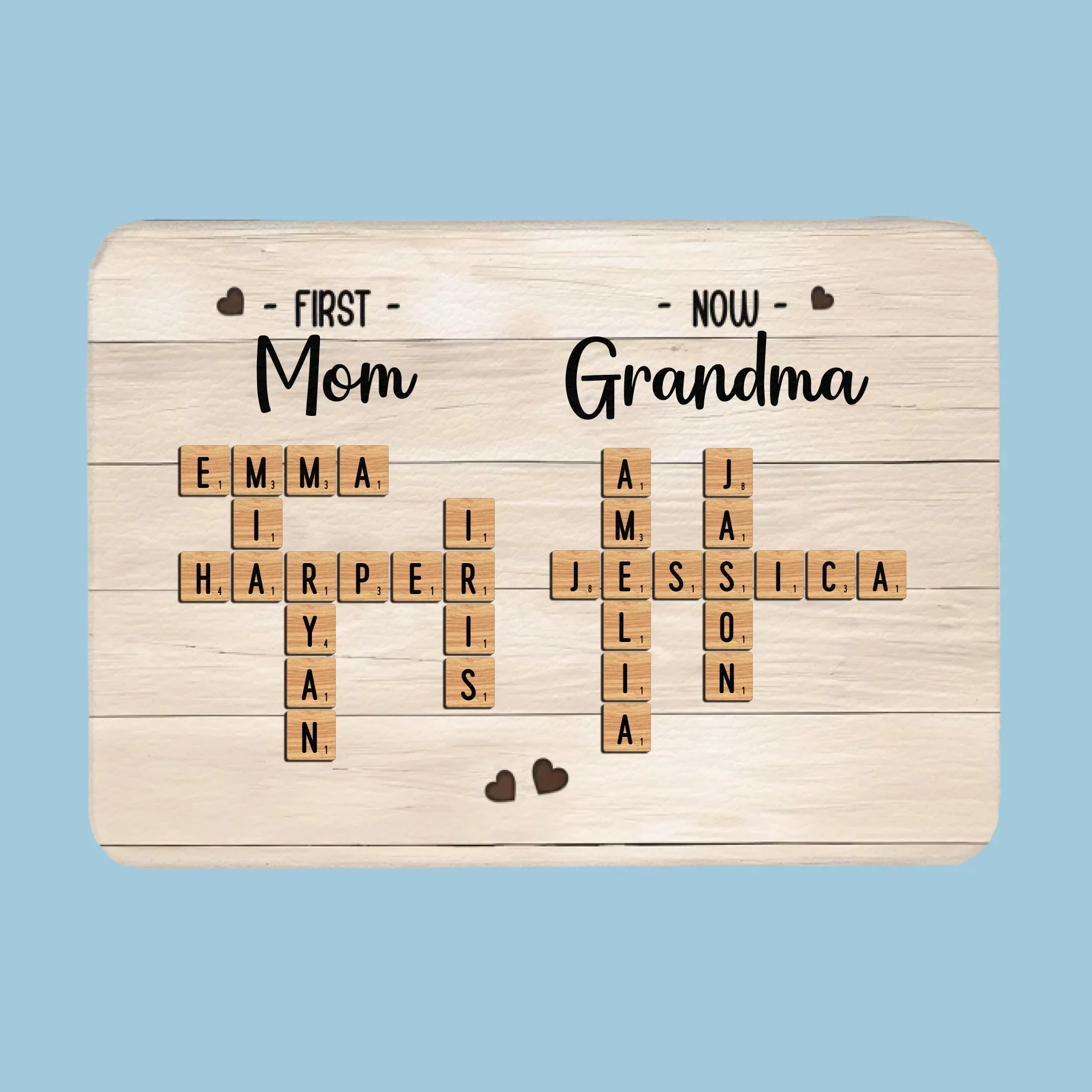 First Mom Now Grandma - Family Personalized Custom Full-print Purse Mirror - Mother's Day, Gift For Mom, Grandma - Image 2