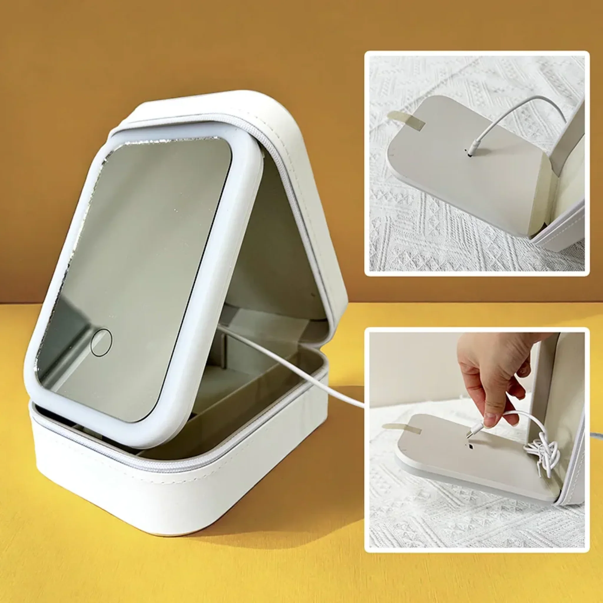 Flowers Grow, And So Will You - Family Personalized Custom Jewelry Box LED Makeup - Gift For Yourself, Best Friends, Siblings, Family Members - Image 8