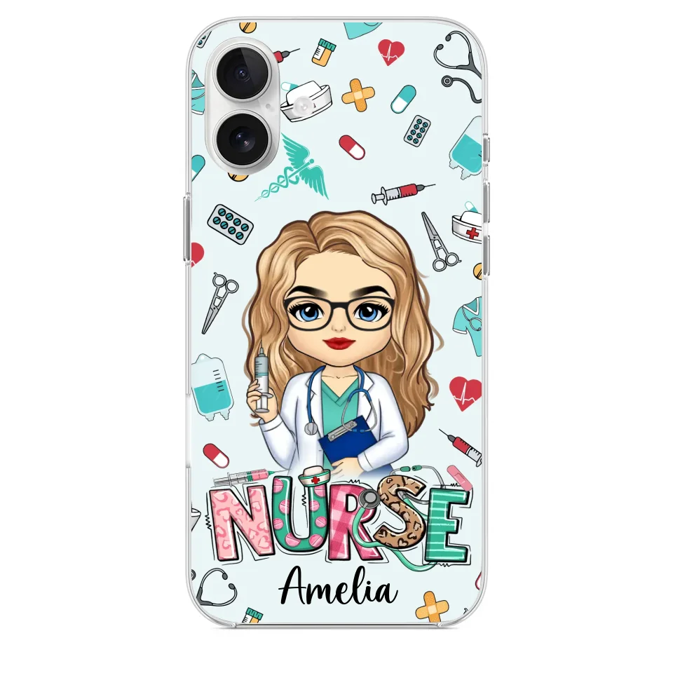 From Caring Comes Courage - Nurse Personalized Custom Clear Phone Case - Appreciation, Thank You Gift, Nurse Life, Doctor Life - Image 33