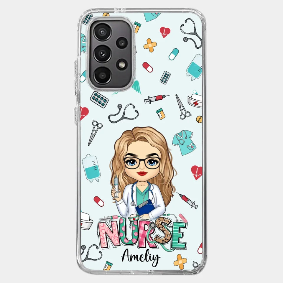 From Caring Comes Courage - Nurse Personalized Custom Clear Phone Case - Appreciation, Thank You Gift, Nurse Life, Doctor Life - Image 37