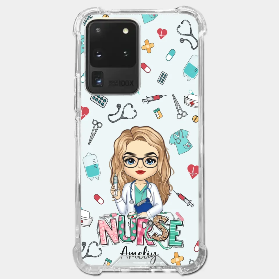 From Caring Comes Courage - Nurse Personalized Custom Clear Phone Case - Appreciation, Thank You Gift, Nurse Life, Doctor Life - Image 39