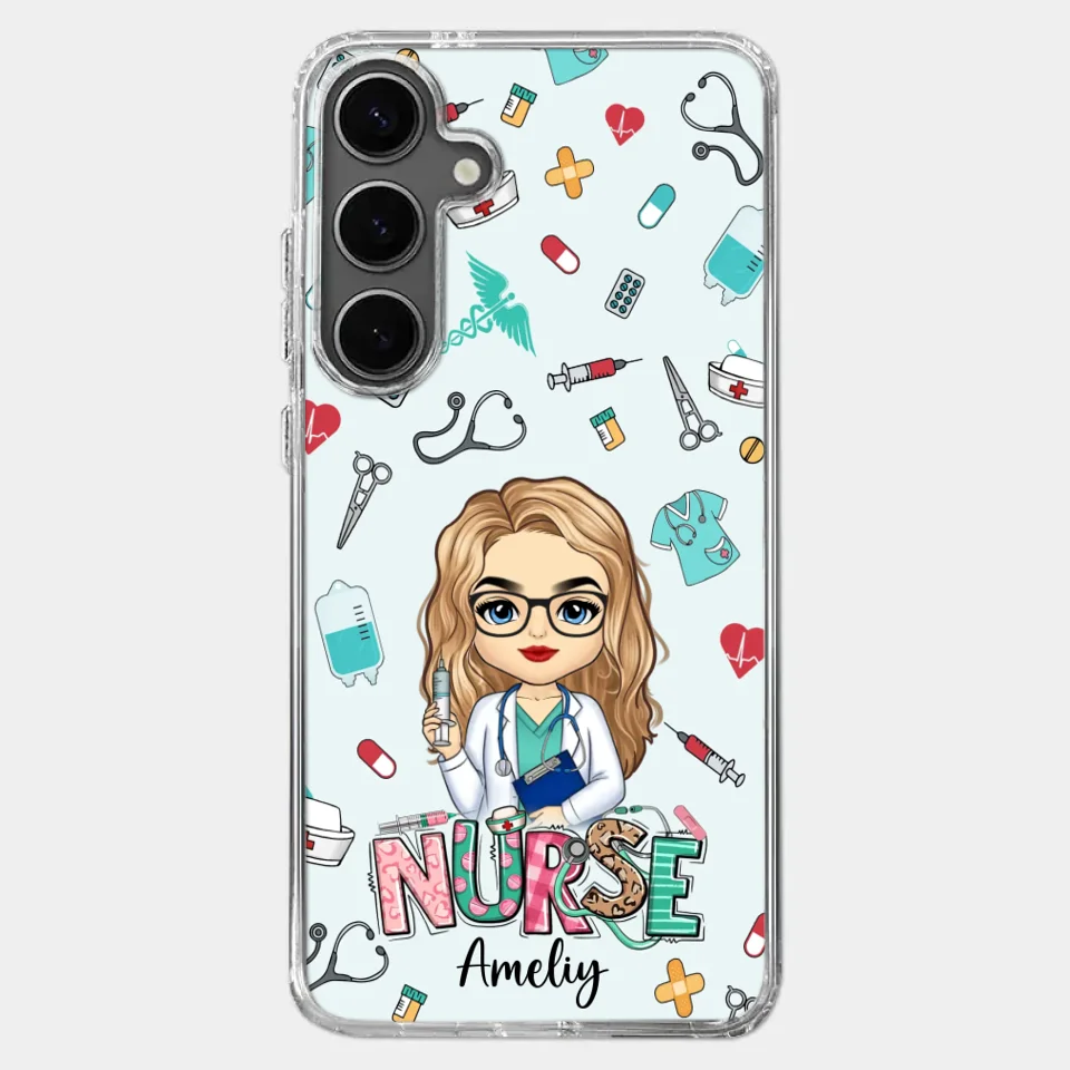 From Caring Comes Courage - Nurse Personalized Custom Clear Phone Case - Appreciation, Thank You Gift, Nurse Life, Doctor Life - Image 43