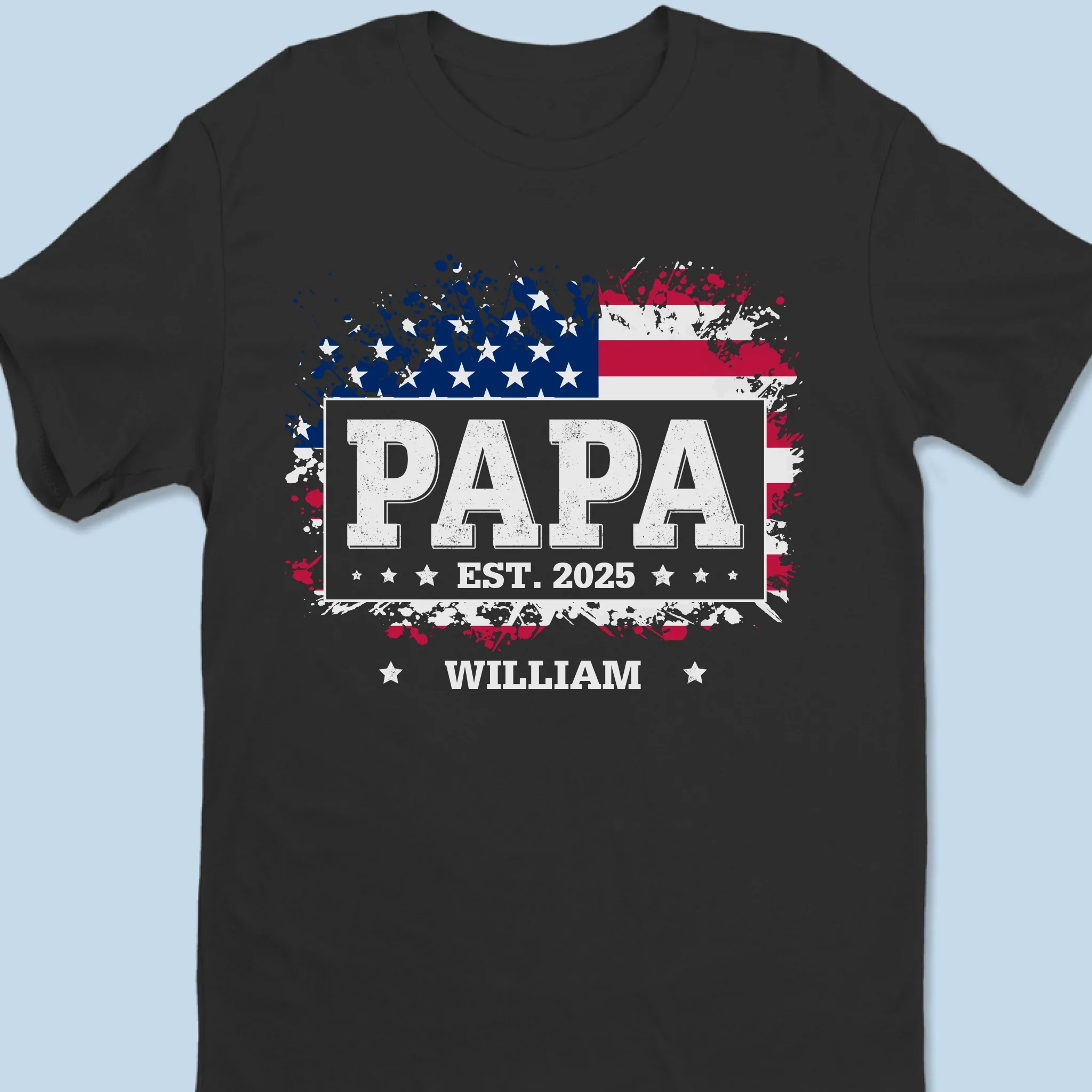 Fueled By Family Love - Family Personalized Custom Unisex T-shirt, Premium T-shirt, Hoodie - Father's Day, Gift For Dad, Grandpa - Image 2