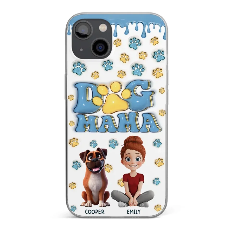 Fur Mom Vibes Only - Dog Personalized Custom Clear Phone Case - Gift For Pet Owners, Pet Lovers