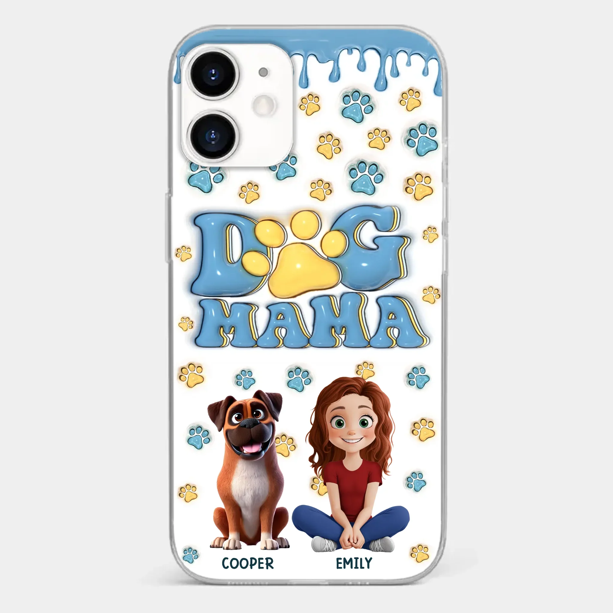 Fur Mom Vibes Only - Dog Personalized Custom Clear Phone Case - Gift For Pet Owners, Pet Lovers - Image 10