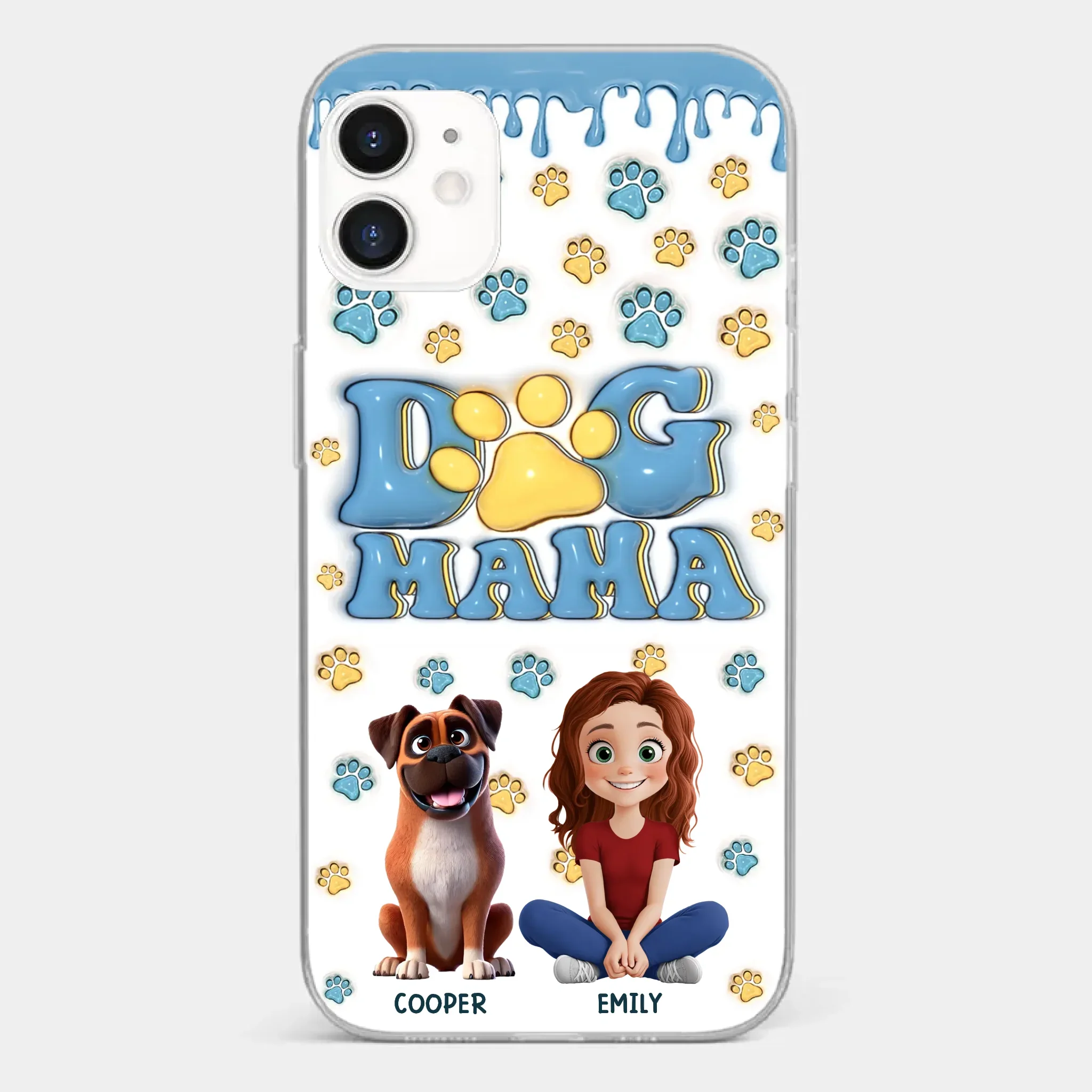 Fur Mom Vibes Only - Dog Personalized Custom Clear Phone Case - Gift For Pet Owners, Pet Lovers - Image 6