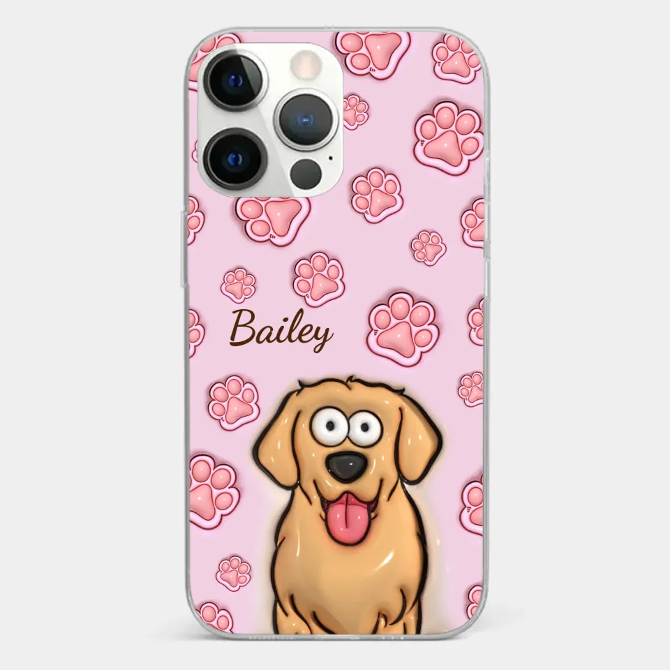 Furry Friends Are The Ultimate Healers - Dog & Cat Personalized Custom 3D Inflated Effect Printed Clear Phone Case - Gift For Pet Owners, Pet Lovers - Image 19