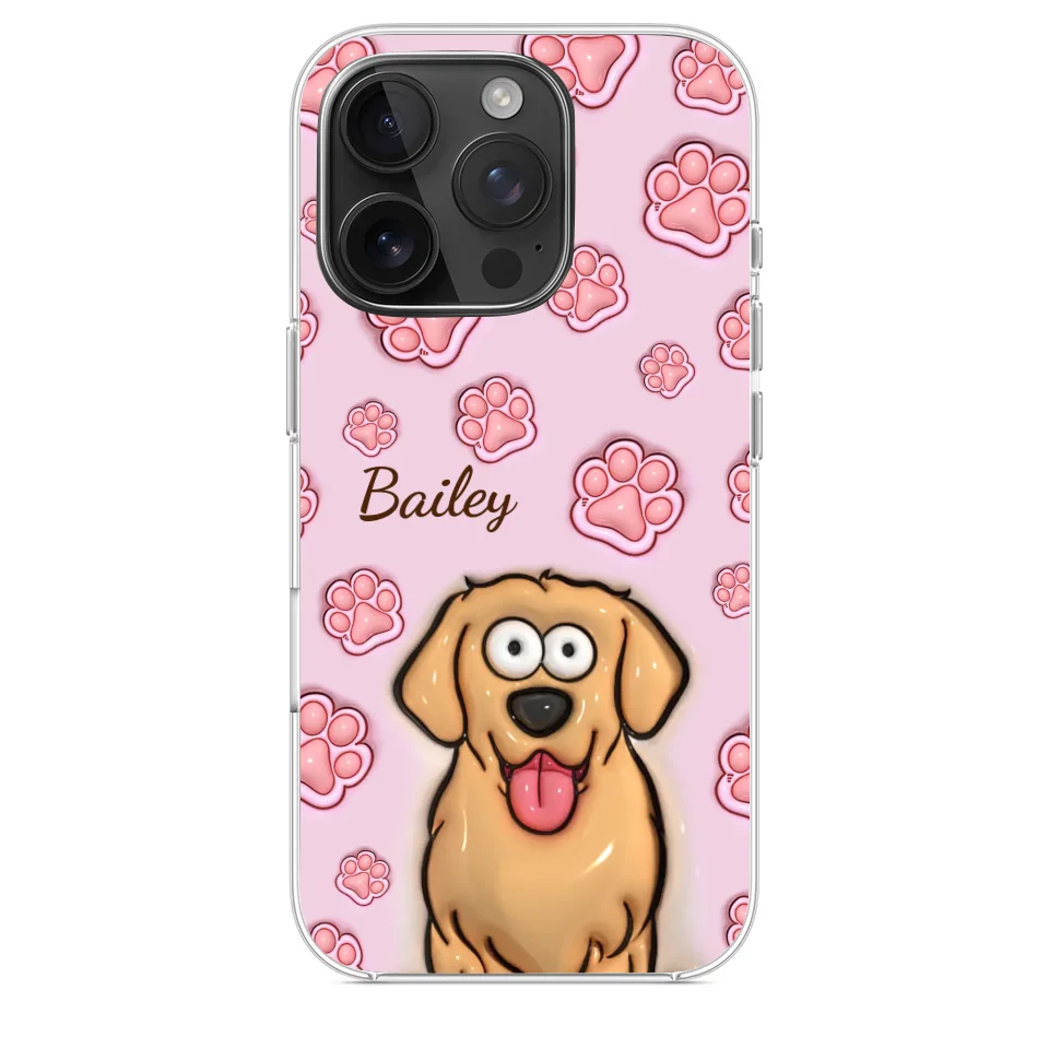 Furry Friends Are The Ultimate Healers - Dog & Cat Personalized Custom 3D Inflated Effect Printed Clear Phone Case - Gift For Pet Owners, Pet Lovers - Image 30