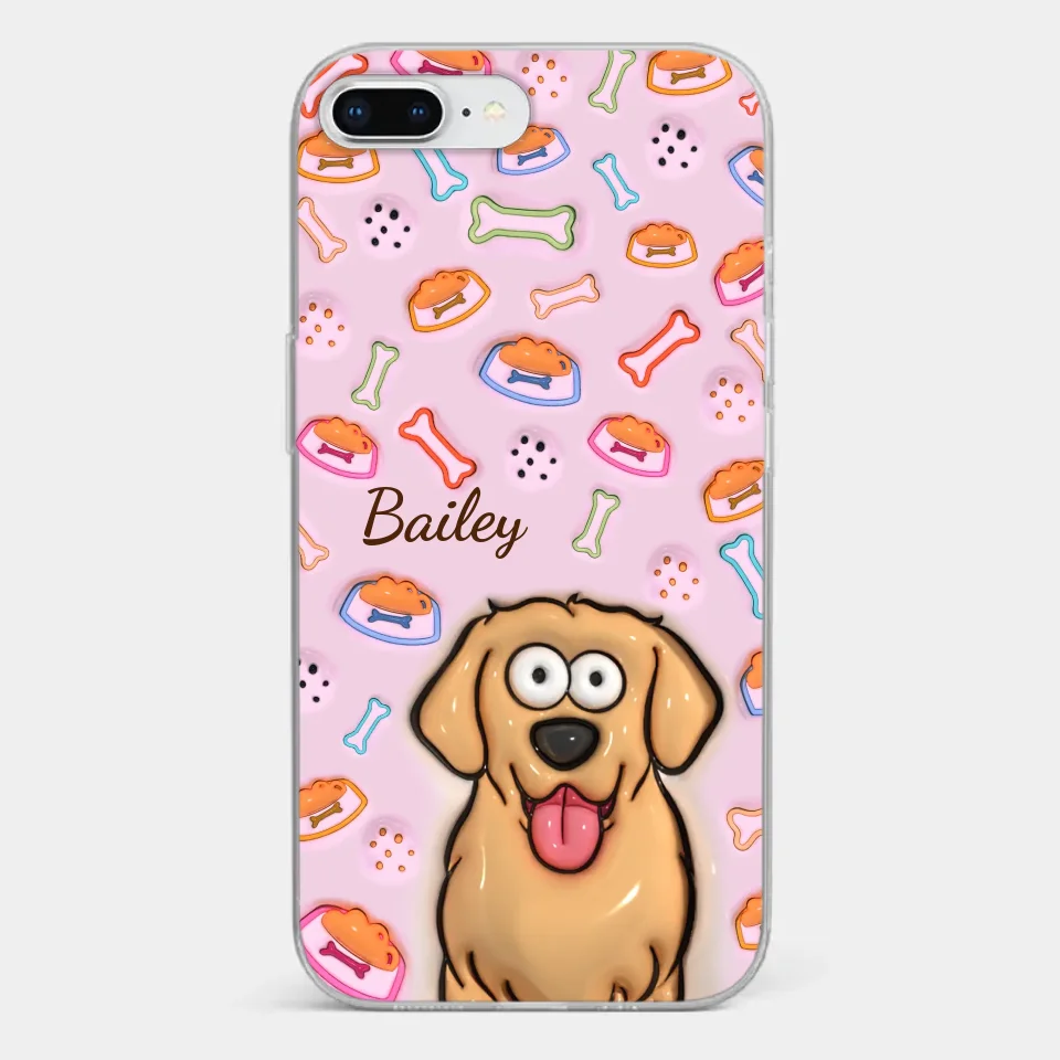 Furry Friends Don’t Just Heal Wounds, They Fill Hearts With Love - Dog Personalized Custom 3D Inflated Effect Printed Clear Phone Case - Gift For Pet Owners, Pet Lovers - Image 3