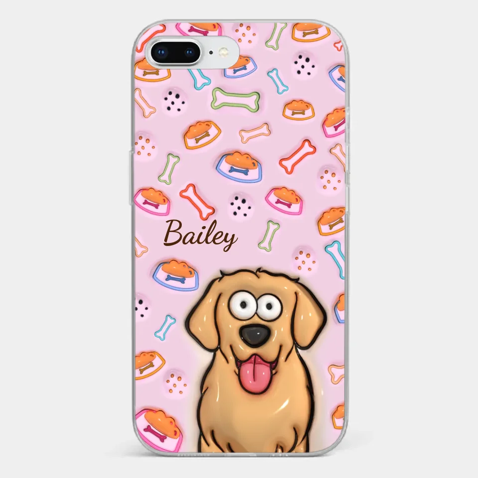 Furry Friends Don’t Just Heal Wounds, They Fill Hearts With Love - Dog Personalized Custom 3D Inflated Effect Printed Clear Phone Case - Gift For Pet Owners, Pet Lovers - Image 5