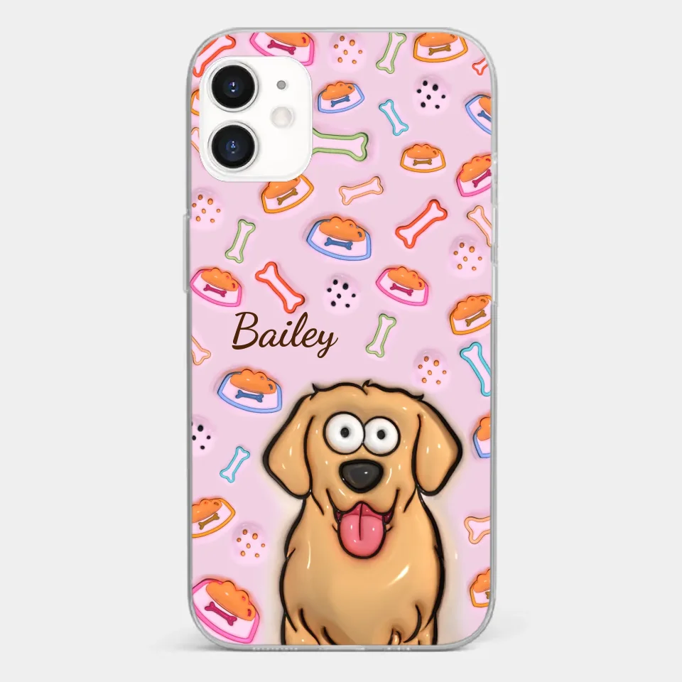 Furry Friends Don’t Just Heal Wounds, They Fill Hearts With Love - Dog Personalized Custom 3D Inflated Effect Printed Clear Phone Case - Gift For Pet Owners, Pet Lovers - Image 6