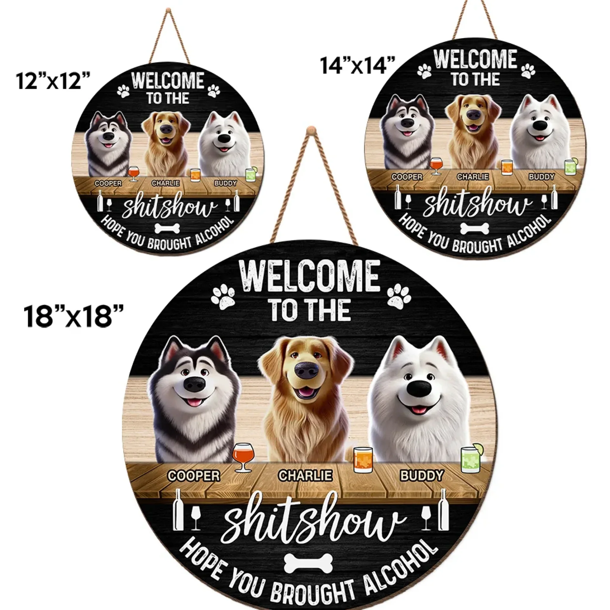 Go Away Unless You Have Dog Treats - Dog Personalized Custom Home Decor Wood Sign - House Warming Gift For Pet Owners, Pet Lovers - Image 5