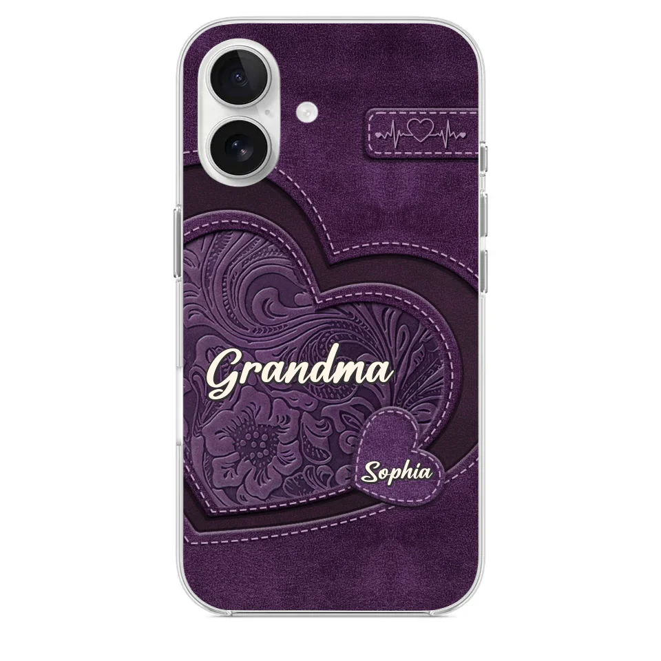 Grandma, Your Love Has Shaped Me In Lasting Ways - Family Personalized Custom Clear Phone Case - Gift For Mom, Grandma - Image 28