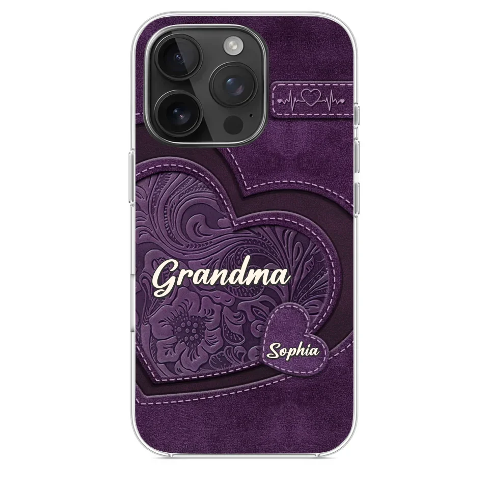 Grandma, Your Love Has Shaped Me In Lasting Ways - Family Personalized Custom Clear Phone Case - Gift For Mom, Grandma - Image 30