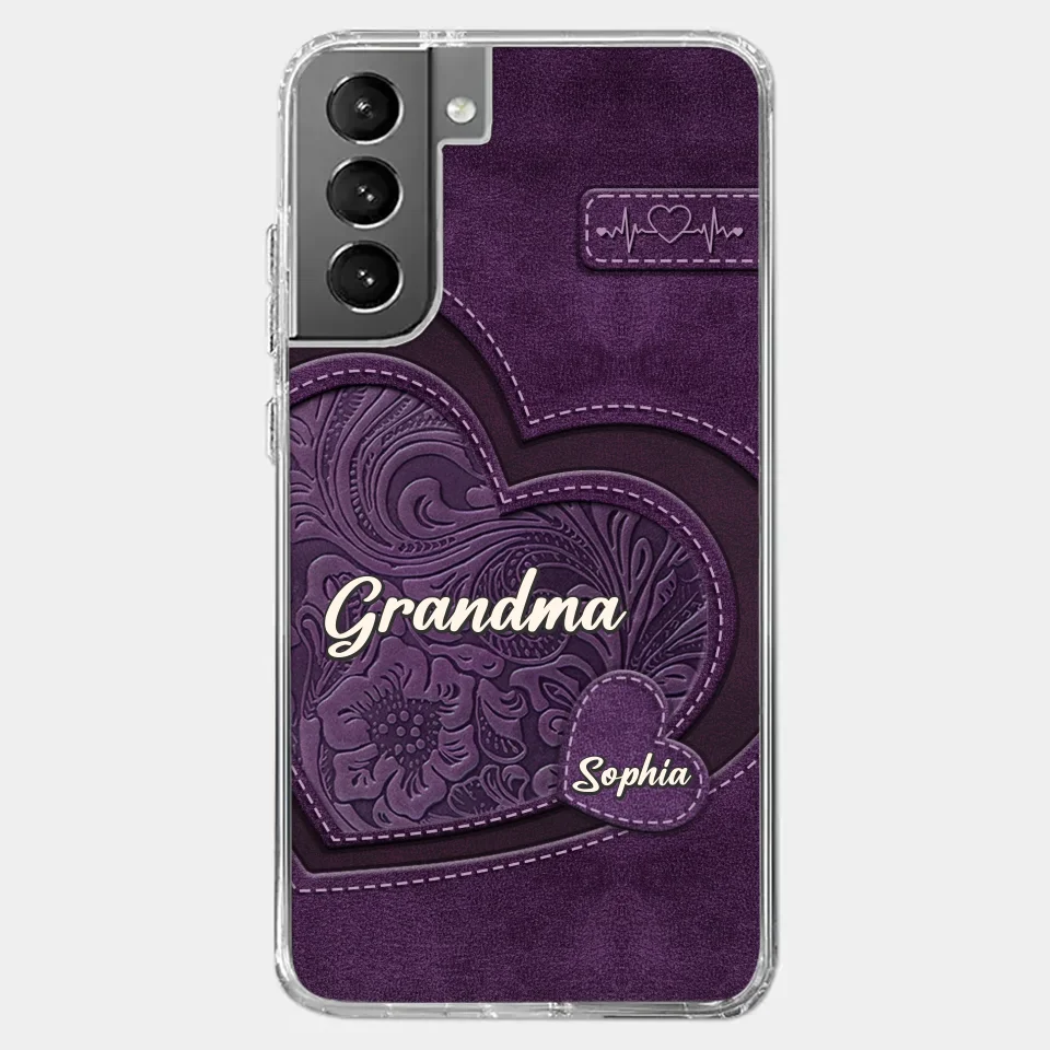Grandma, Your Love Has Shaped Me In Lasting Ways - Family Personalized Custom Clear Phone Case - Gift For Mom, Grandma - Image 38