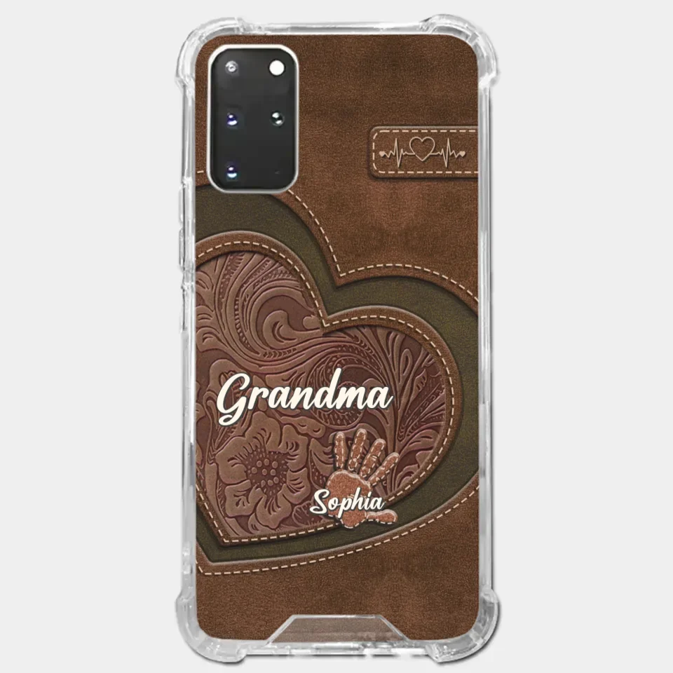 Grandma’s Hands, A Map Of Love And Wisdom - Family Personalized Custom Clear Phone Case - Gift For Mom, Grandma - Image 39