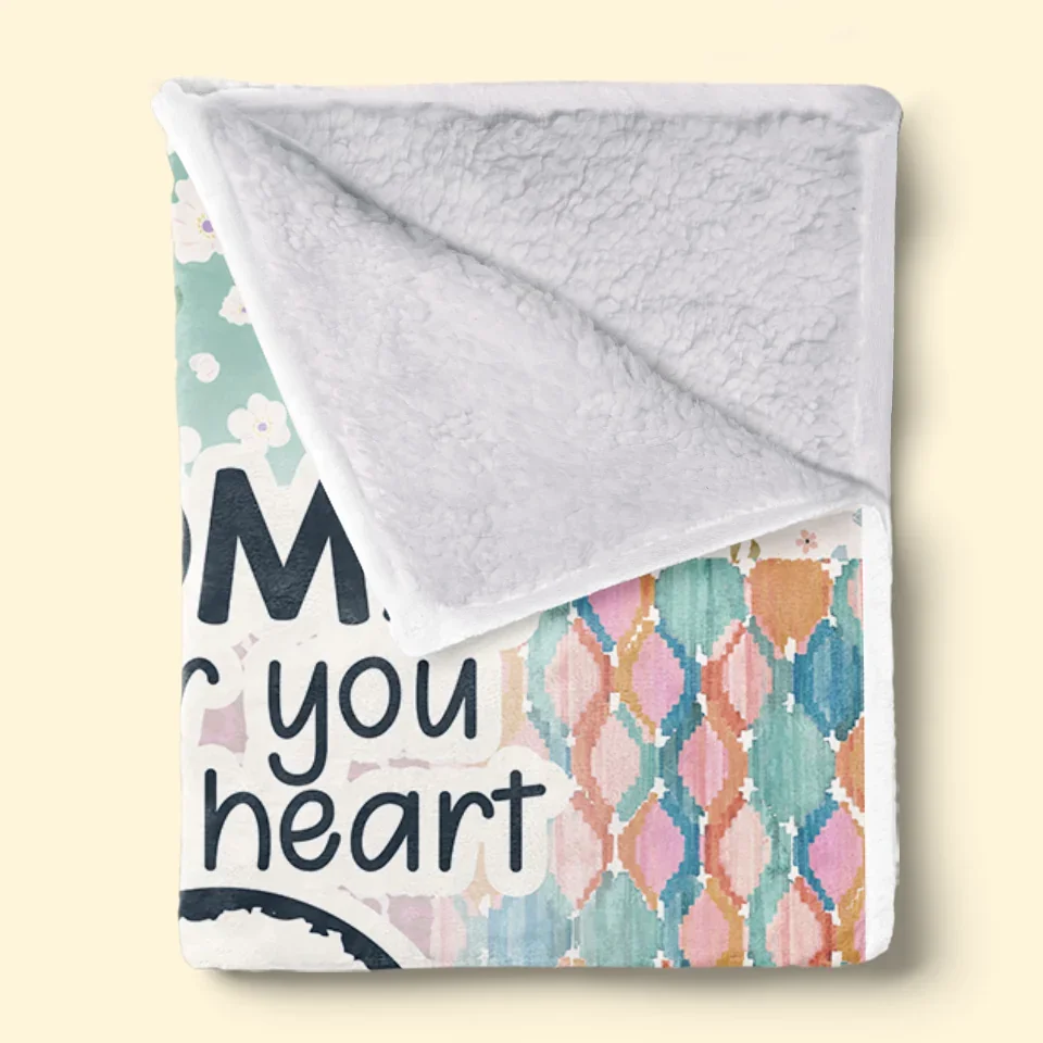 Grandma’s Love Is The Light That Never Fades - Family Personalized Custom Blanket - Gift For Mom, Grandma - Image 4