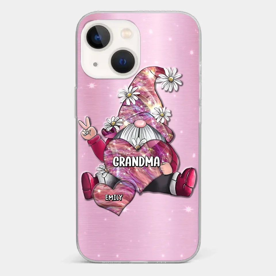Grandmas Sprinkle Love Like Fairy Dust, Making Everything Magical - Family Personalized Custom Clear Phone Case - Gift For Mom, Grandma - Image 17
