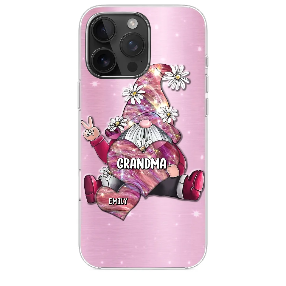 Grandmas Sprinkle Love Like Fairy Dust, Making Everything Magical - Family Personalized Custom Clear Phone Case - Gift For Mom, Grandma - Image 32