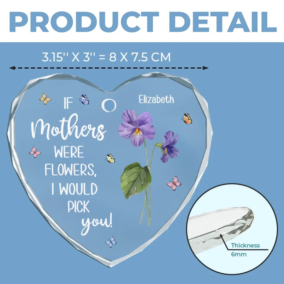 Grandmother Opens Up A New World Of Change - Family Personalized Custom Heart Glass Ornament - Christmas Gift For Mom, Daughter - Image 5