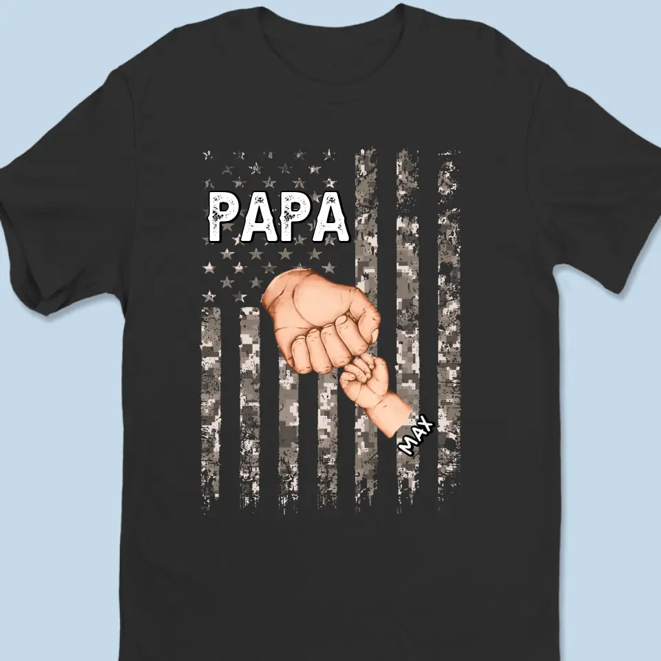 Grandpa Is Like Dad Without Rules - Family Personalized Custom Unisex T-shirt, Hoodie, Sweatshirt - New Arrival, Father's Day, Birthday Gift For Grandpa AMZ