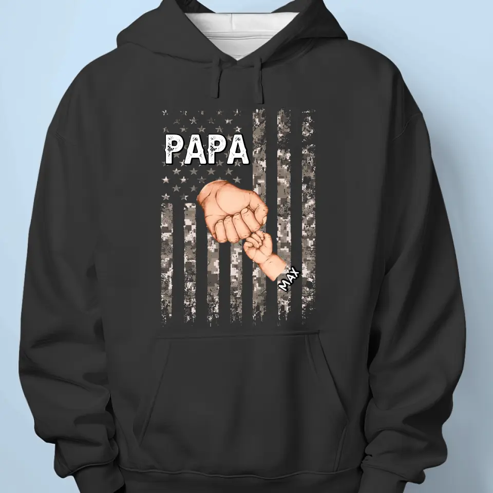 Grandpa Is Like Dad Without Rules - Family Personalized Custom Unisex T-shirt, Hoodie, Sweatshirt - New Arrival, Father's Day, Birthday Gift For Grandpa AMZ - Image 2