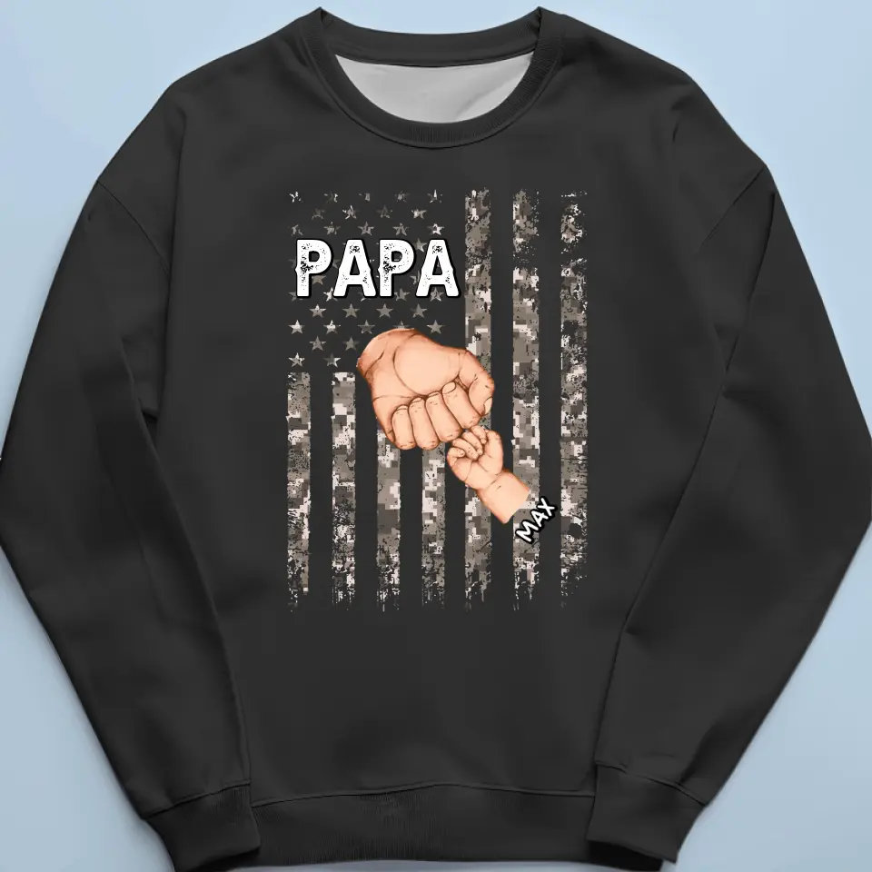 Grandpa Is Like Dad Without Rules - Family Personalized Custom Unisex T-shirt, Hoodie, Sweatshirt - New Arrival, Father's Day, Birthday Gift For Grandpa AMZ - Image 3