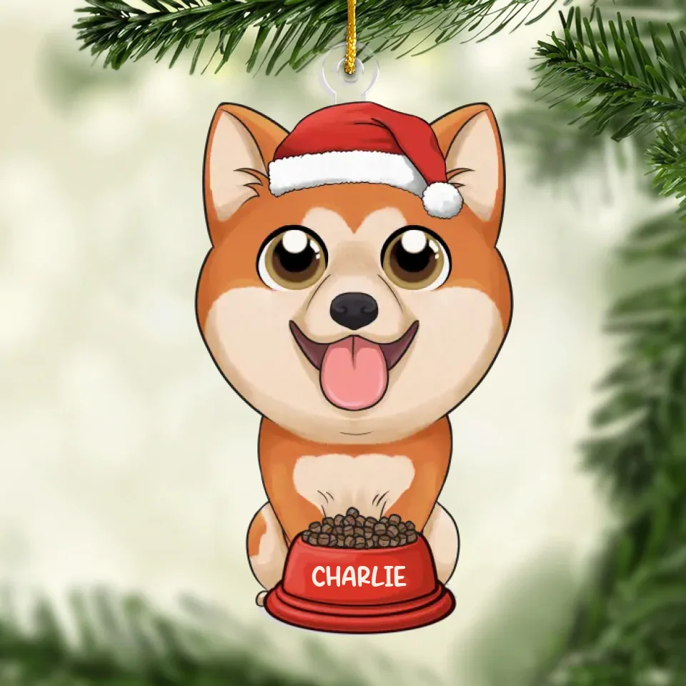 Hang A Little Love On The Tree This Christmas With A Custom Ornament - Dog & Cat Personalized Custom Ornament - Acrylic Custom Shaped - Christmas Gift For Pet Owners, Pet Lovers - Image 2