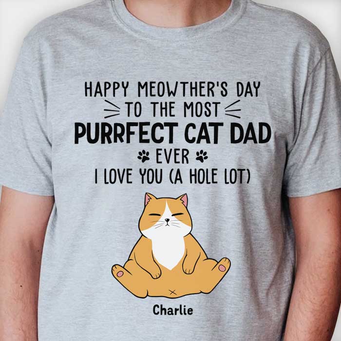 Happy Meowther's Day We Love You - Gift For Cat Lovers, Personalized Unisex T-shirt, Hoodie - Image 3