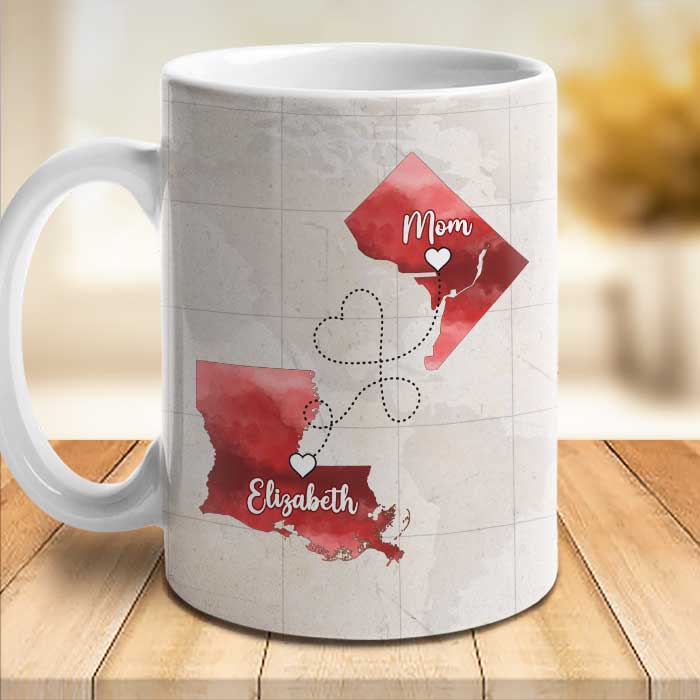 Home Is Where Mom Is - Gift For Mom - Personalized Mug - Image 3