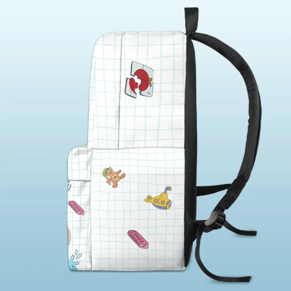 I Am Loved - Personalized Custom Kid Backpack - Back To School Gift For Kid - Image 4