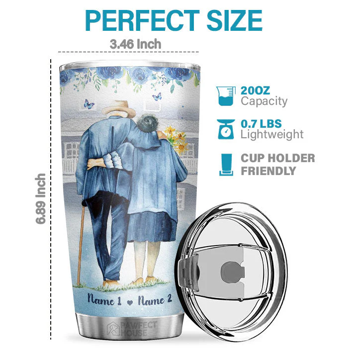 I Choose You To Love With My Whole Being Unconditionally - Personalized Tumbler - Gift For Couple, Husband Wife, Anniversary, Engagement, Wedding, Marriage Gift - Image 2
