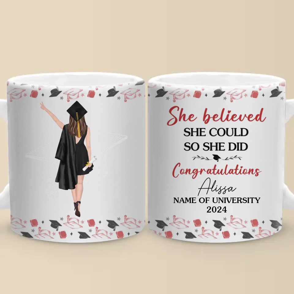 I Finally Graduated - Family Personalized Custom Mug - Graduation Gift For Family Members, Siblings, Brothers, Sisters - Image 6