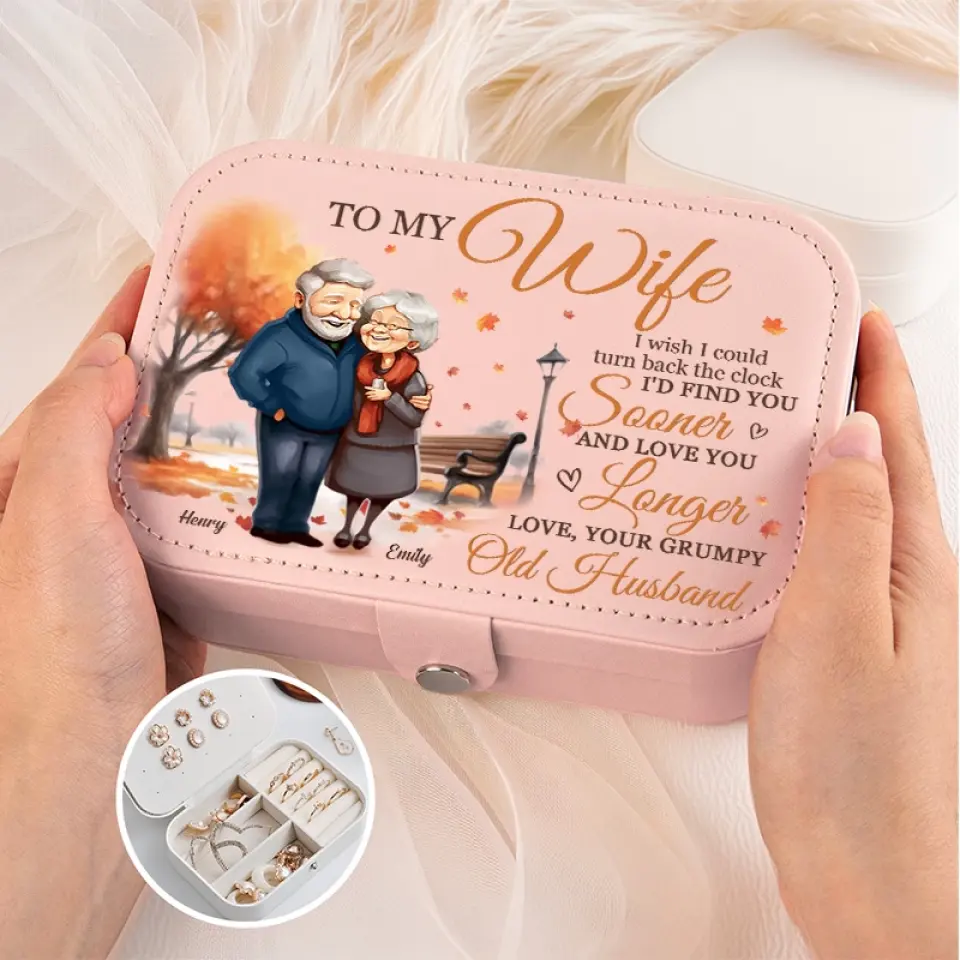 I Just Want To Be Your Last - Couple Personalized Custom Jewelry Case - Gift For Husband Wife, Anniversary - Image 4