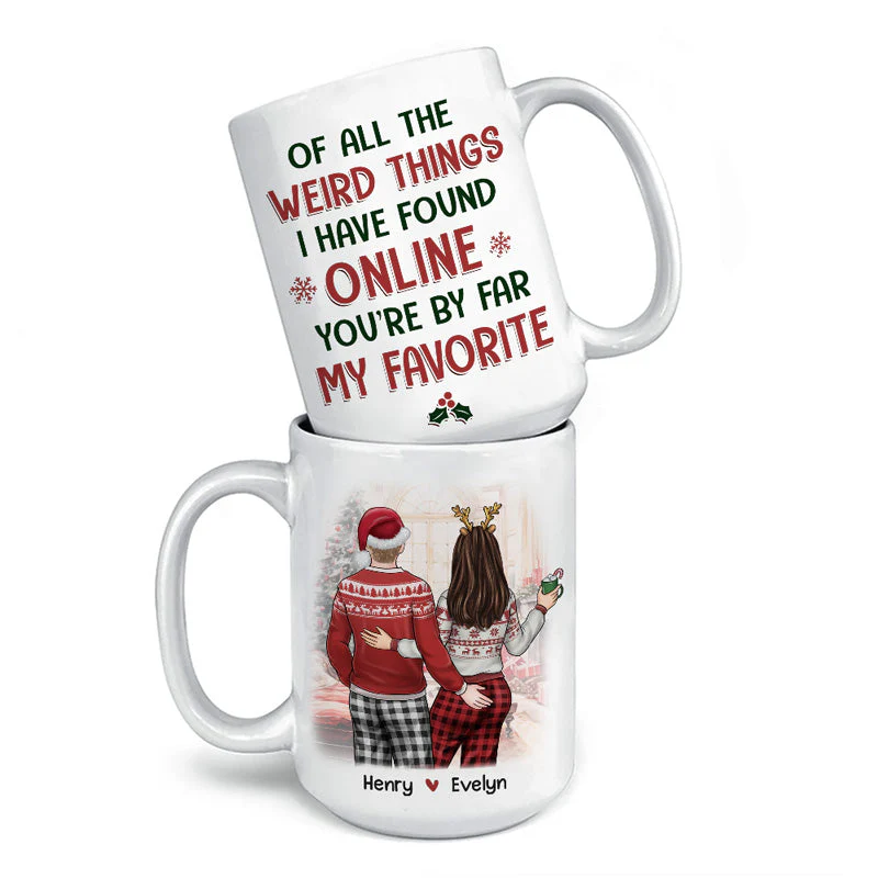I Love You, I'm Keeping You - Couple Personalized Custom Mug - Christmas Gift For Husband Wife, Anniversary - Image 3