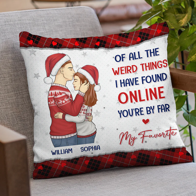 I Love You, I'm Keeping You - Couple Personalized Custom Pillow - Christmas Gift For Husband Wife, Anniversary - Image 2