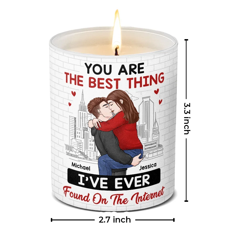 I Love You More Than Pizza - Couple Personalized Custom Smokeless Scented Candle - Christmas Gift For Husband Wife, Anniversary - Image 5