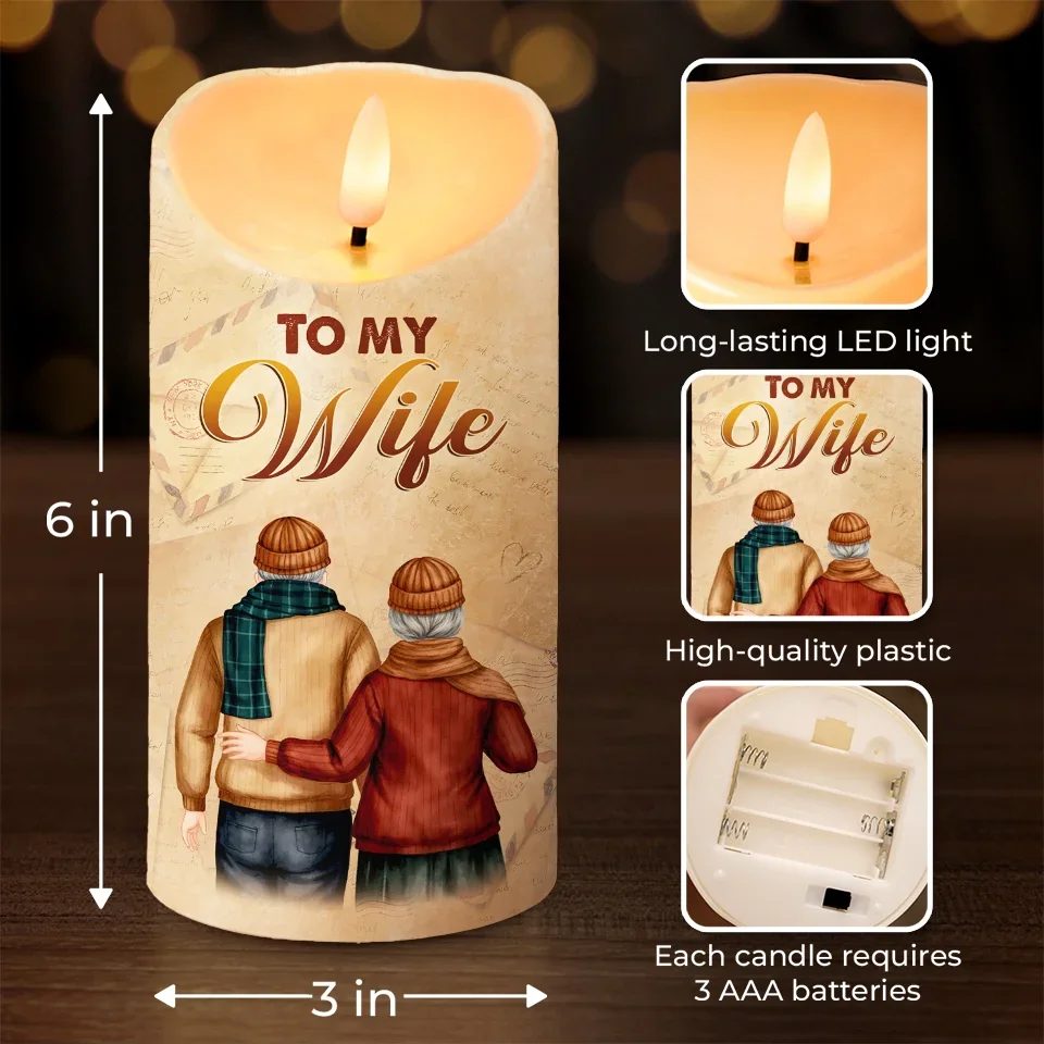 I'd Find You And I'd Choose You - Couple Personalized Custom LED Candle - Gift For Husband Wife, Anniversary - Image 4
