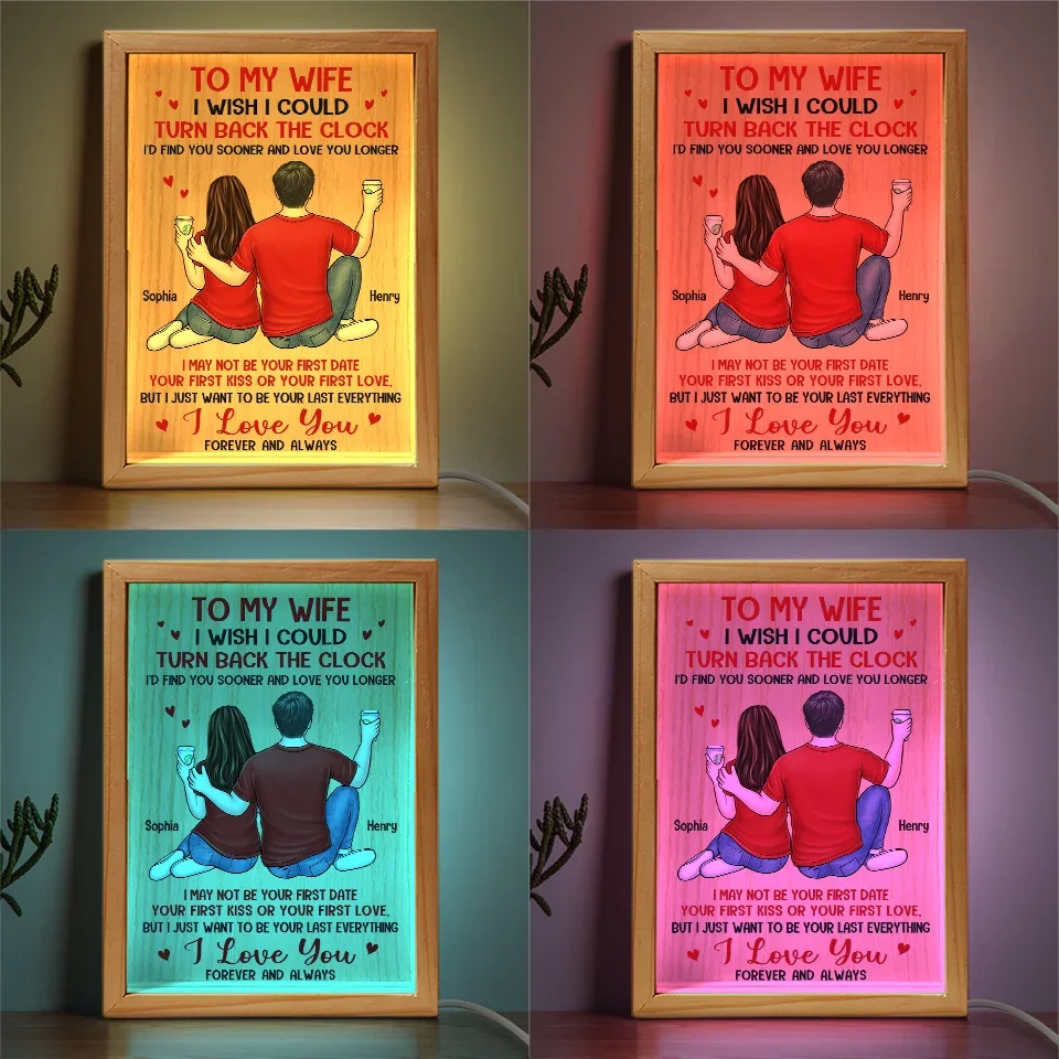 I'd Find You Sooner And Love You Longer - Couple Personalized Custom Frame Light Box - Gift For Husband Wife, Anniversary - Image 5