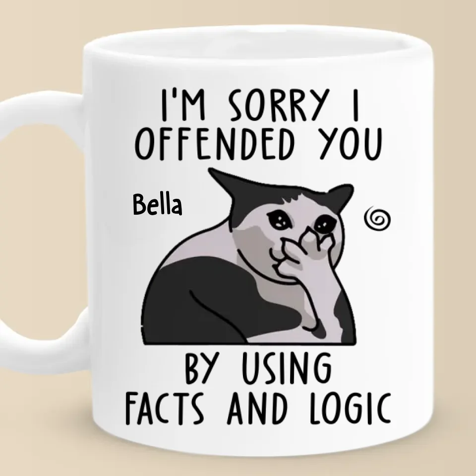 I’m Sorry For The Mean, Accurate Things I Said - Friend Personalized Custom Mug - Christmas Gift, Birthday Gift For Best Friends, Family Members, Coworkers, Yourself - Image 2