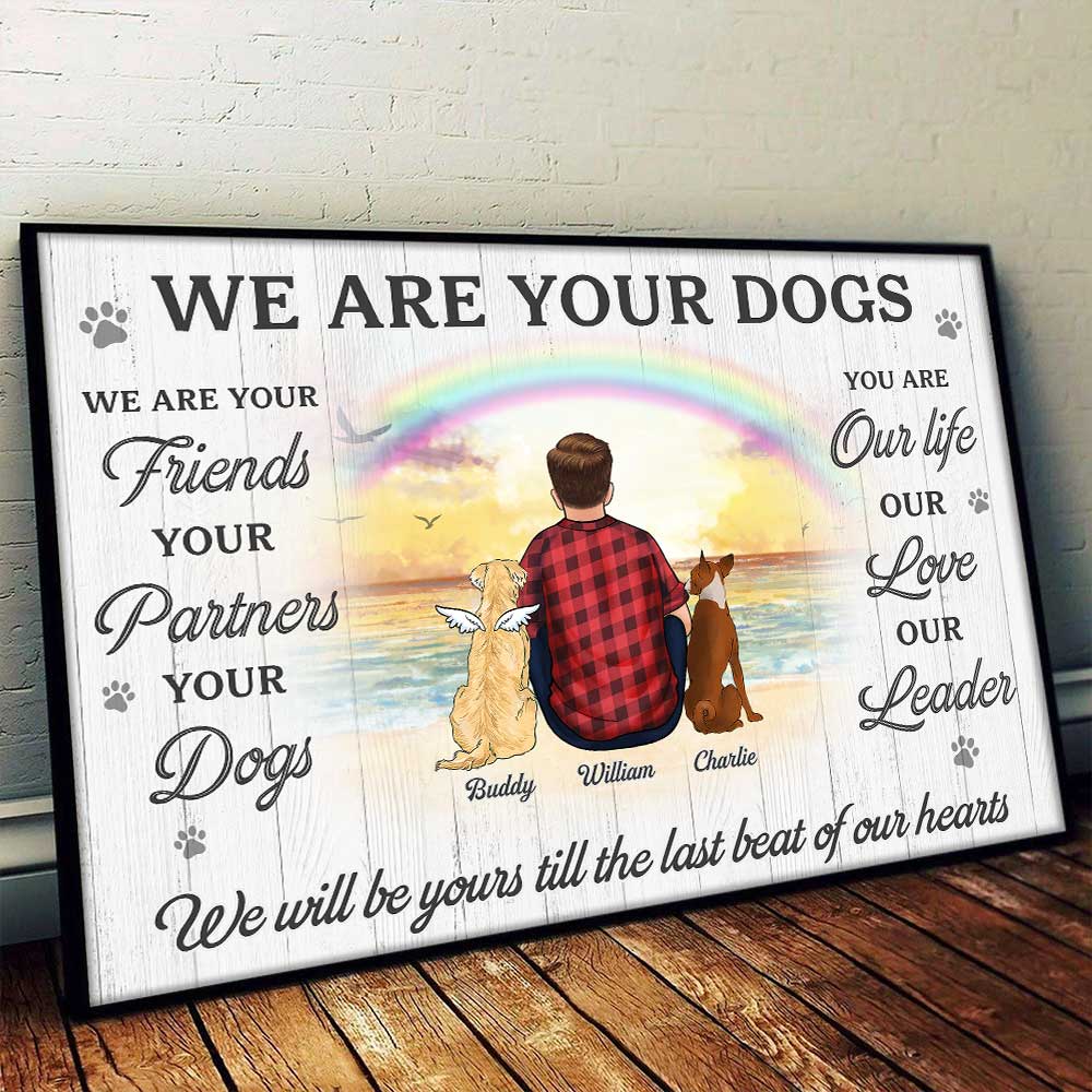 I'm Your Friend, Your Partner, Your Dog - Dog Personalized Custom Horizontal Poster - Gift For Pet Owners, Pet Lovers - Image 2