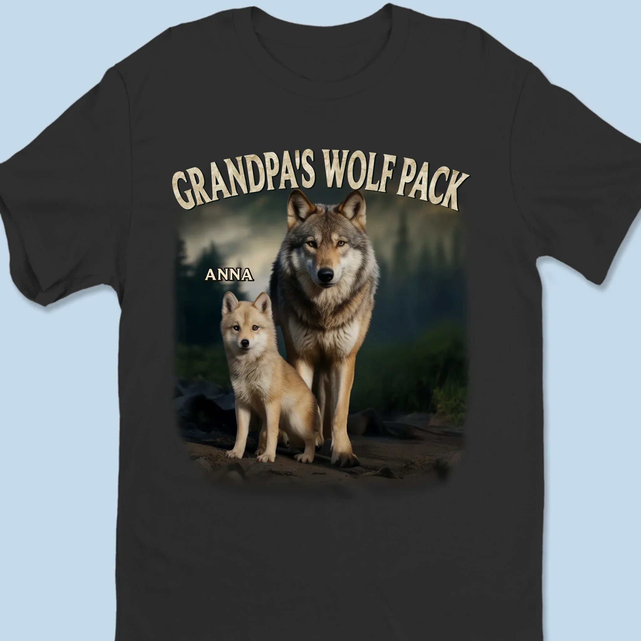 In Grandpa’s Footsteps, We Run Proud - Family Personalized Custom Unisex T-shirt, Premium T-shirt, Hoodie - Father's Day, Gift For Dad, Grandpa - Image 2