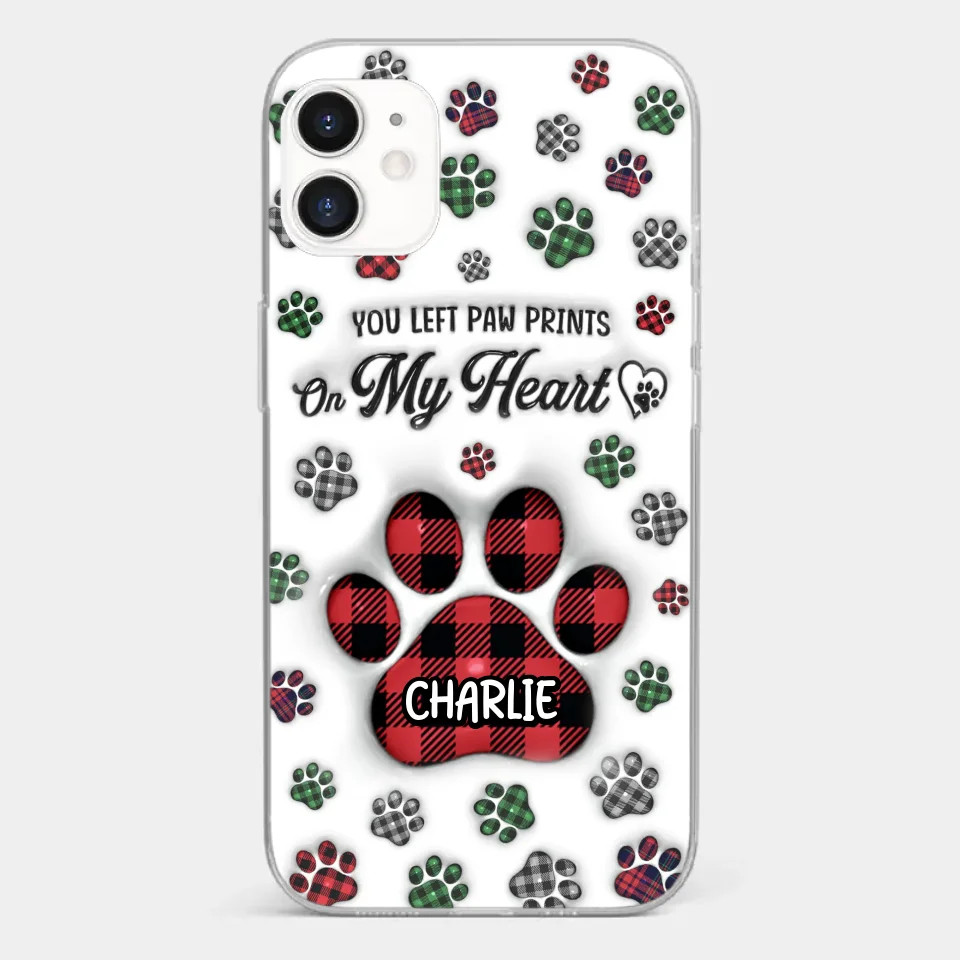 In Loving Memory Of Our Furry Friends - Memorial Personalized Custom 3D Inflated Effect Printed Clear Phone Case - Sympathy Gift, Christmas Gift For Pet Owners, Pet Lovers - Image 6