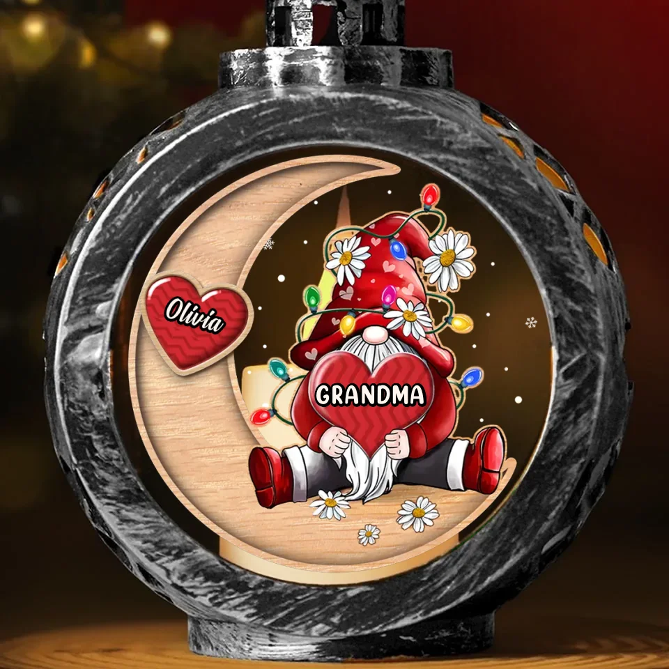 In My Heart, My Grandkids Hold A Special Spot That Never Fades - Family Personalized Custom Candlelight Lantern Ornament - Christmas Gift For Mom, Grandma - Image 4