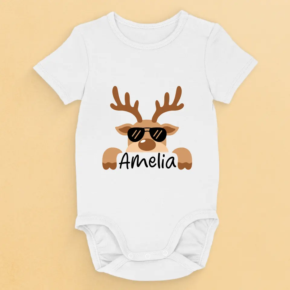 Jingle Bells And Baby Giggles - Family Personalized Custom Baby Onesie - Christmas Gift For Baby Kids, Newborn Baby - Image 2