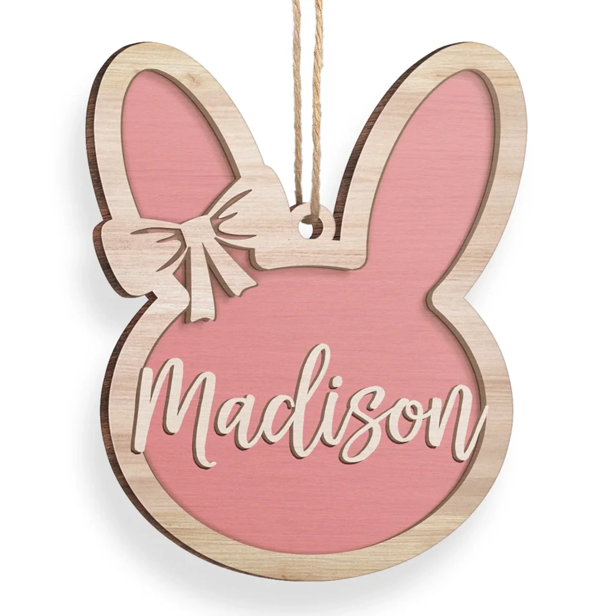 Joyful Easter Blessings - Family Personalized Custom Ornament - Wood Custom Shaped - Easter Gift For Family Members - Image 3